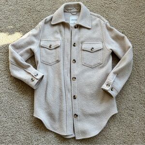 Aritzia Wilfred Wool Blend Shacket